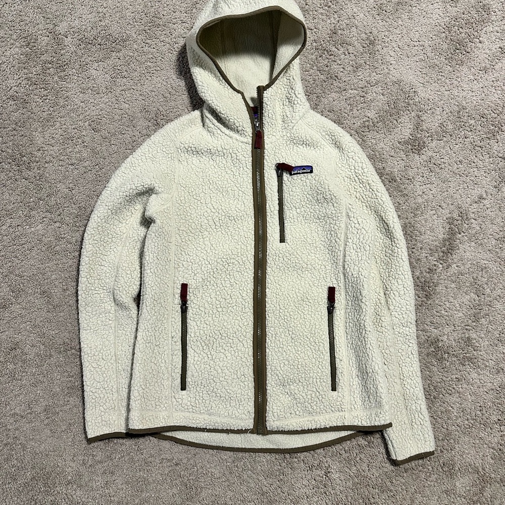 Women's Cream Fleece Jacket